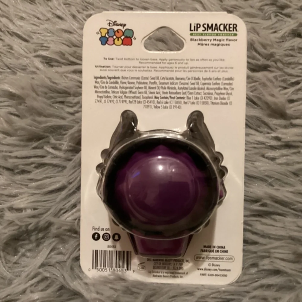 3 Disney Tsum Tsum Lip Smacker Bundle New